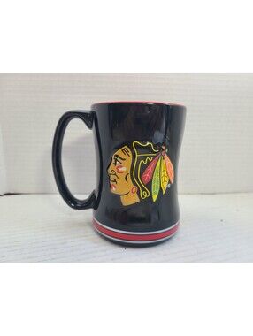 NHL Chicago Blackhawks Boelter Brands Ceramic Hockey Coffee Mug
